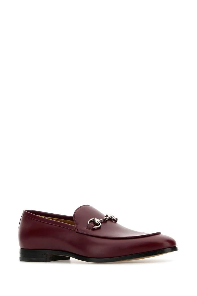 Gucci Burgundy leather loafers 1
