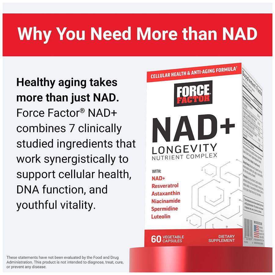 Force Factor NAD+ Longevity Complex Capsules