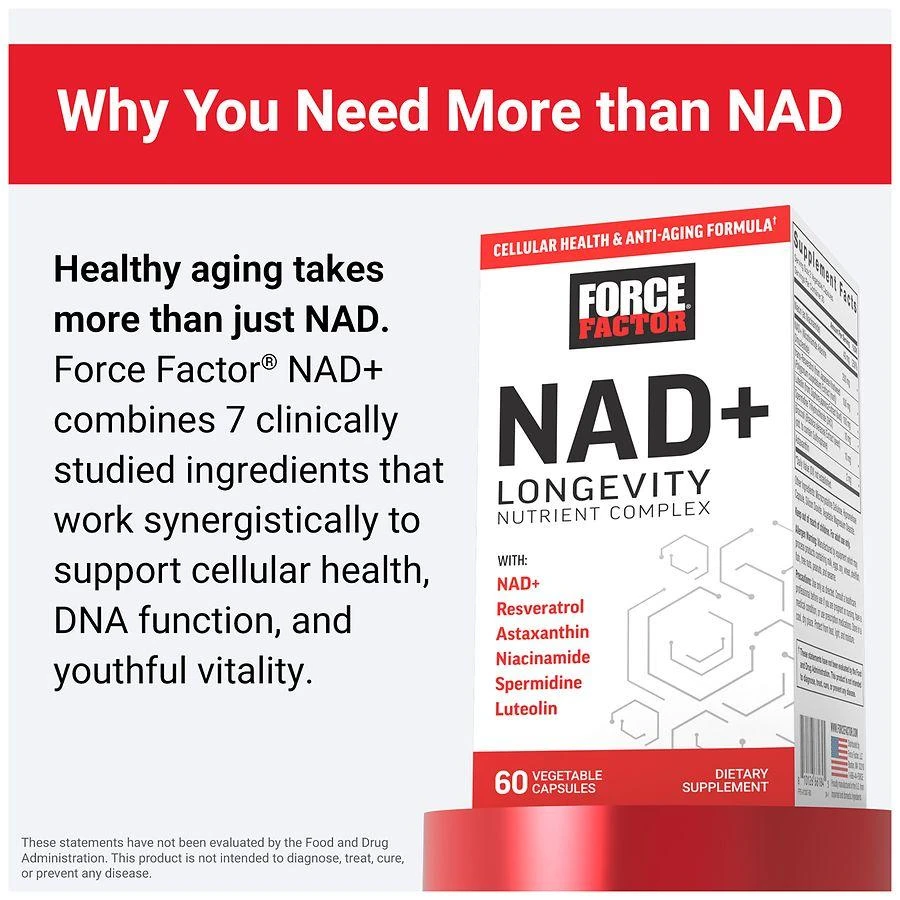 Force Factor NAD+ Longevity Complex Capsules 2