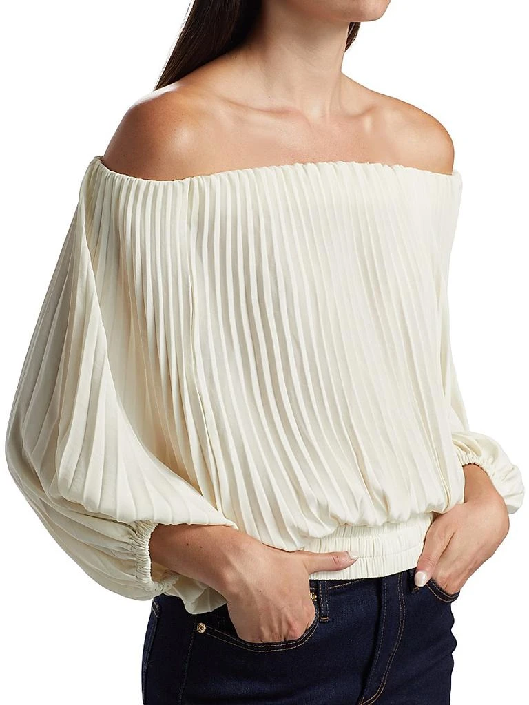 Shop Sienna Pleated Off-The-Shoulder Blouse on Sale at BeyondStyle  Get  25% Off Sienna Pleated Off-The-Shoulder Blouse with Limited-Time Flash  Deals, Exclusive Discounts, and Special Offers. Enjoy Unbeatable Savings on Sienna  Pleated
