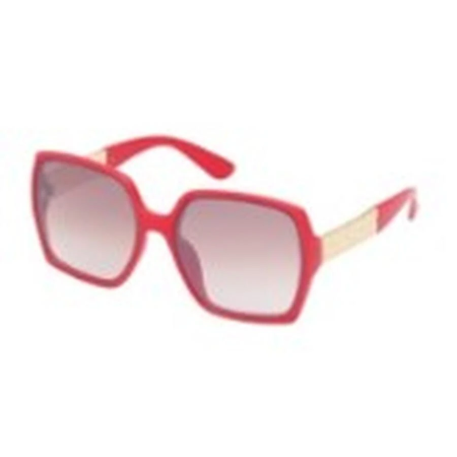 Shop Brown Gradient Square Ladies Sunglasses GO00031 66F 62  display picture 3