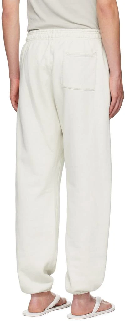 Entire Studios Off-White Straight-Leg Sweatpants 3