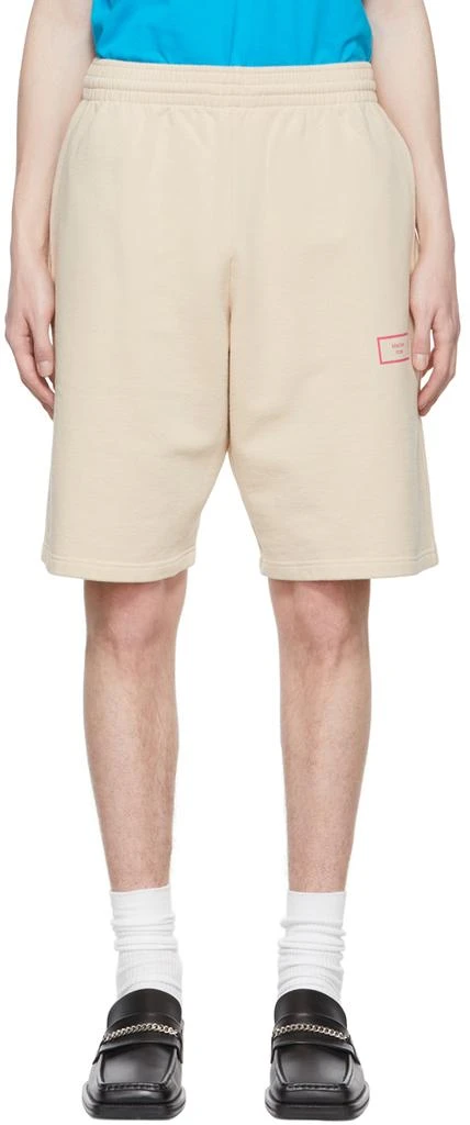 Martine Rose Beige Cotton Shorts 1