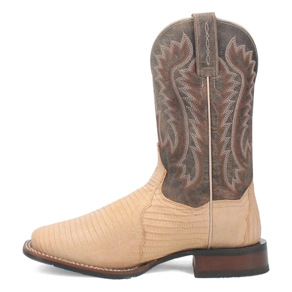 Dan Post Boots Barrett Lizard Square Toe Cowboy Boots 3