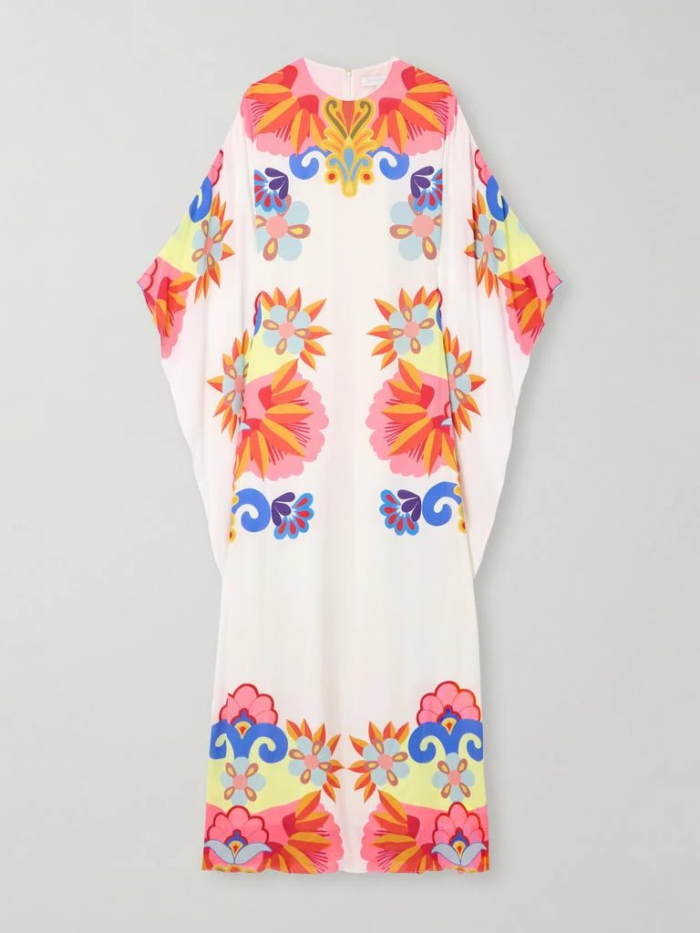 Borgo de Nor Eloise 印花绉纱超长连衣裙 1