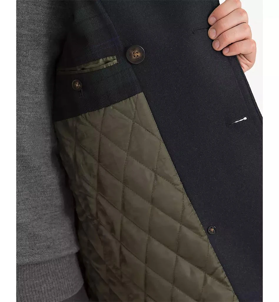 Ralph Lauren Luke Wool-Blend Classic-Fit Peacoat 10