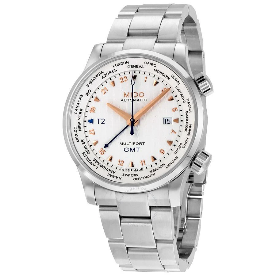 MIDO GMT Automatic Silver Dial Men's Watch M005.929.11.031.00 1