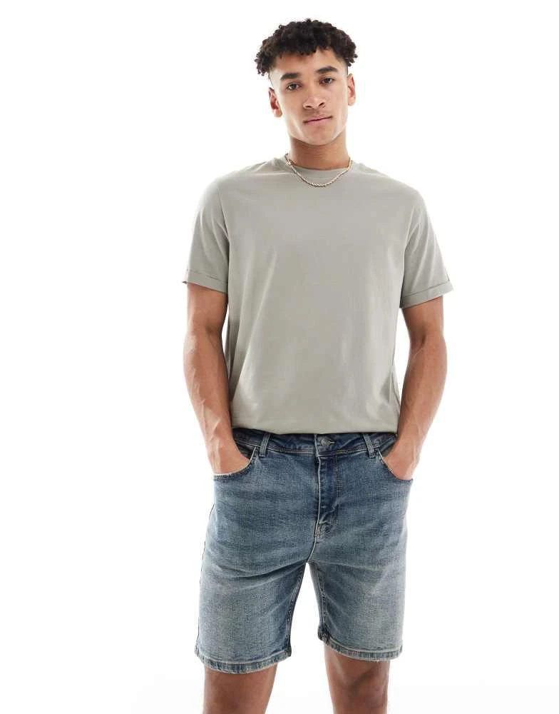 HERA Hera Mens slim fit short in blue sand 4