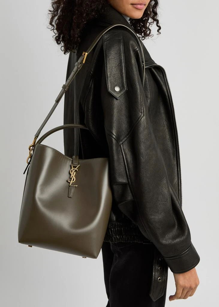 Yves Saint Laurent Le 37 small leather bucket bag 5