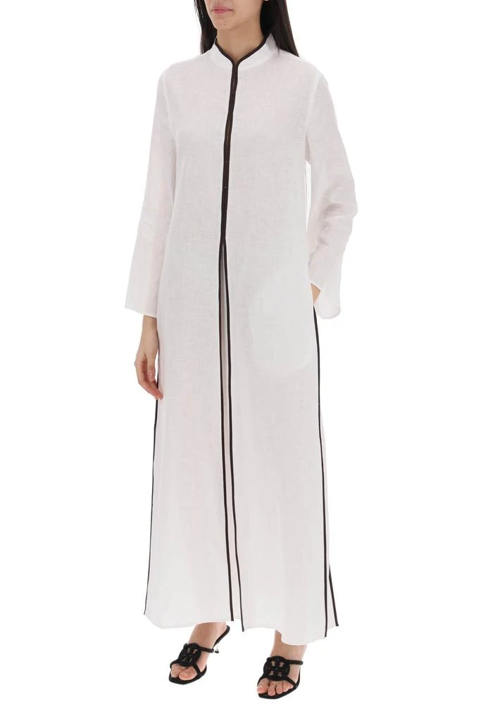 Tory Burch long linen caftan dress 4