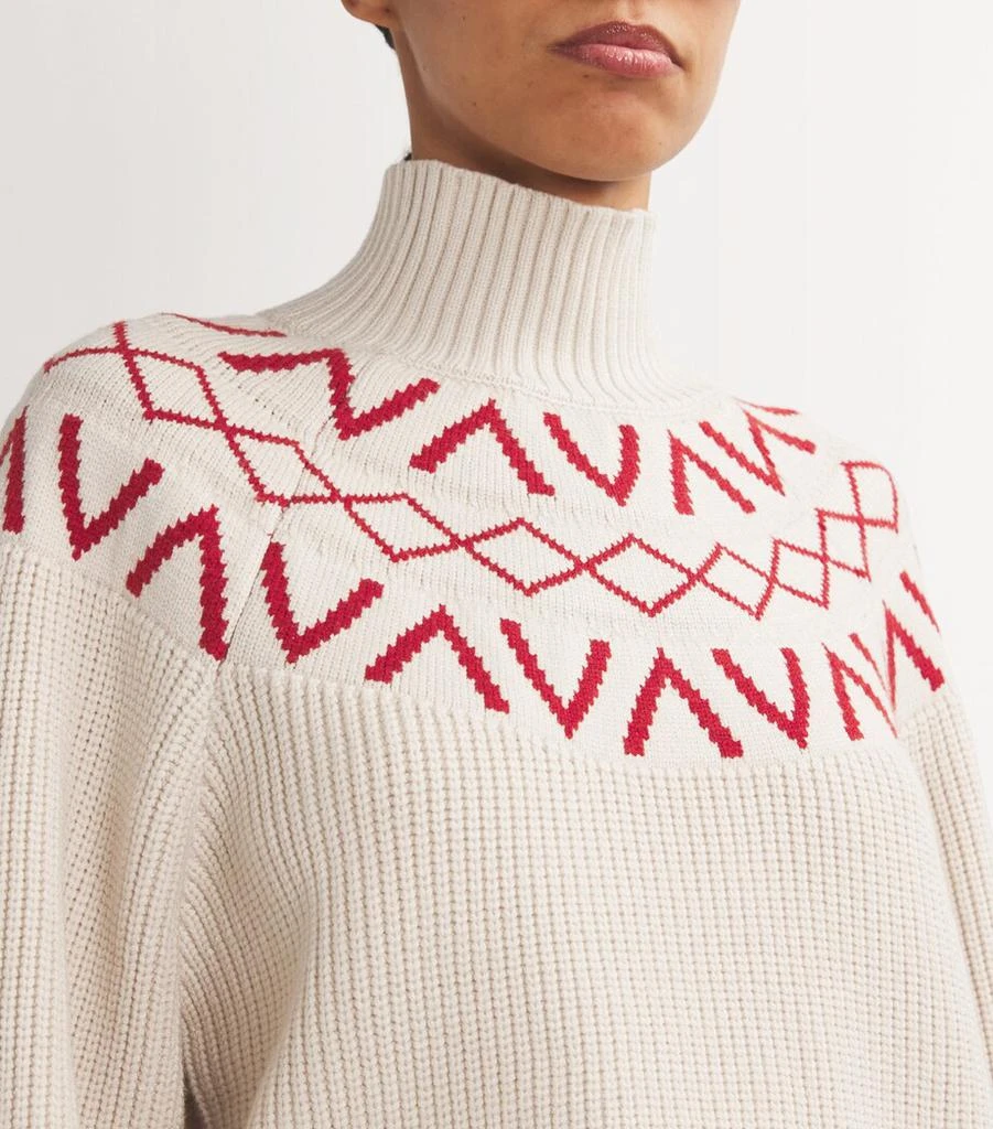 Varley Knitted Fair Isle Marcie Sweater 6