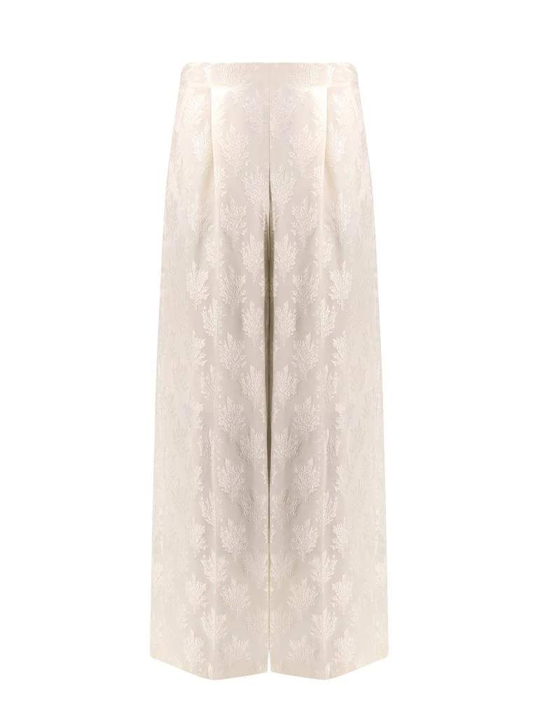 Fendi Fendi Floral Jacquard Wide-Leg Trousers 1