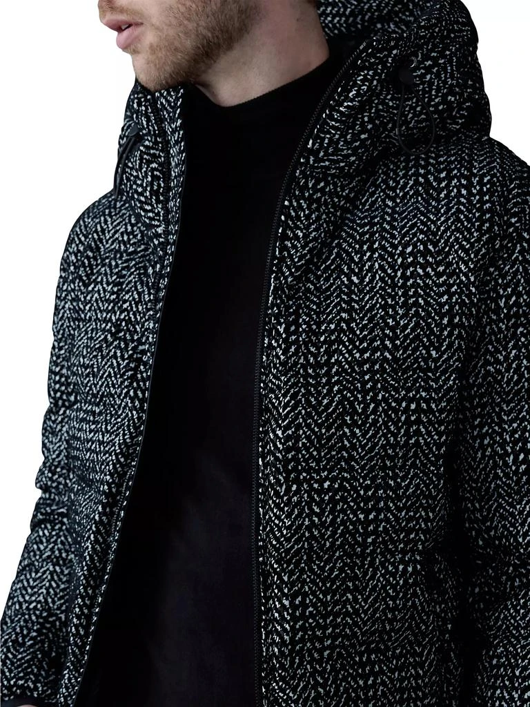 Mackage Jack Chevron &amp; Houndstooth Hooded Down Coat 6
