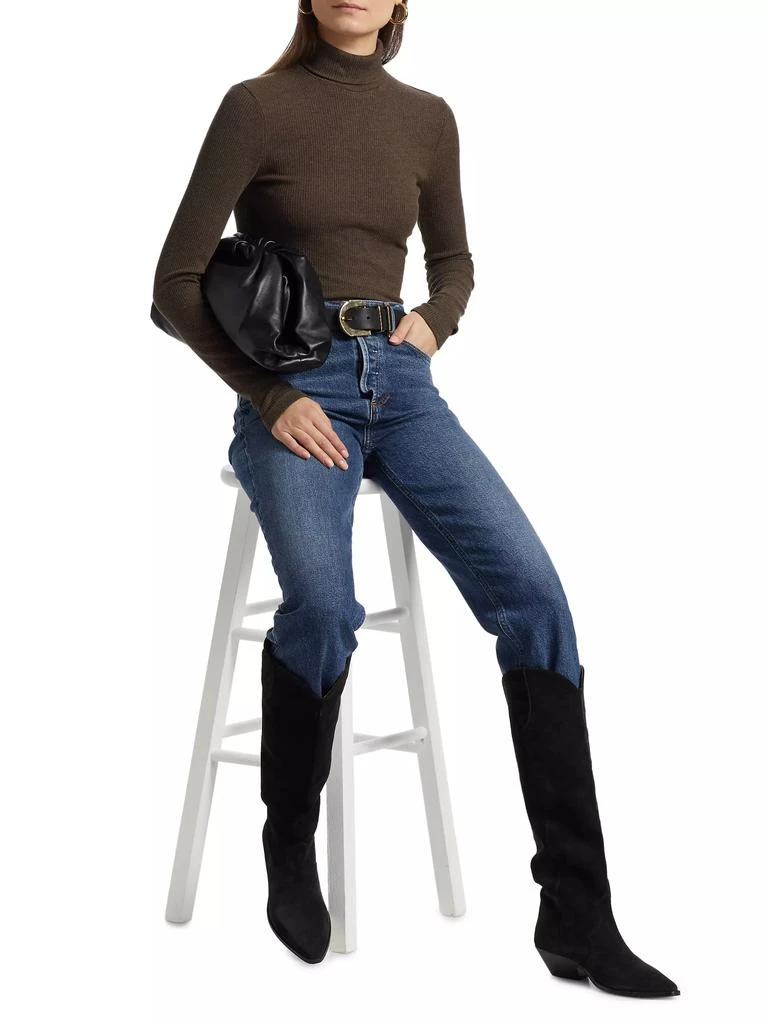 AGOLDE Pascale Rib-Knit Turtleneck 2