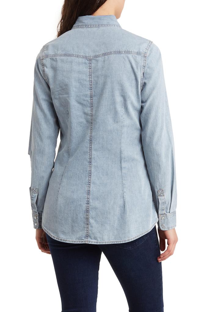 DR2 by Daniel Rainn Western Long Sleeve Denim Shirt