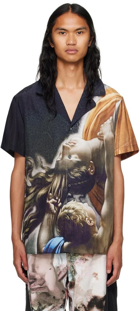 Balmain Multicolor Painting Printed Shirt 1