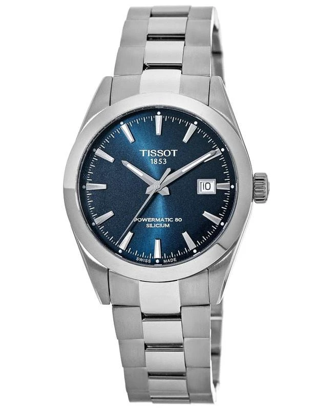 Tissot Tissot Gentleman Powermatic 80 Blue Dial Stainless Steel Men's Watch T127.407.11.041.00 1