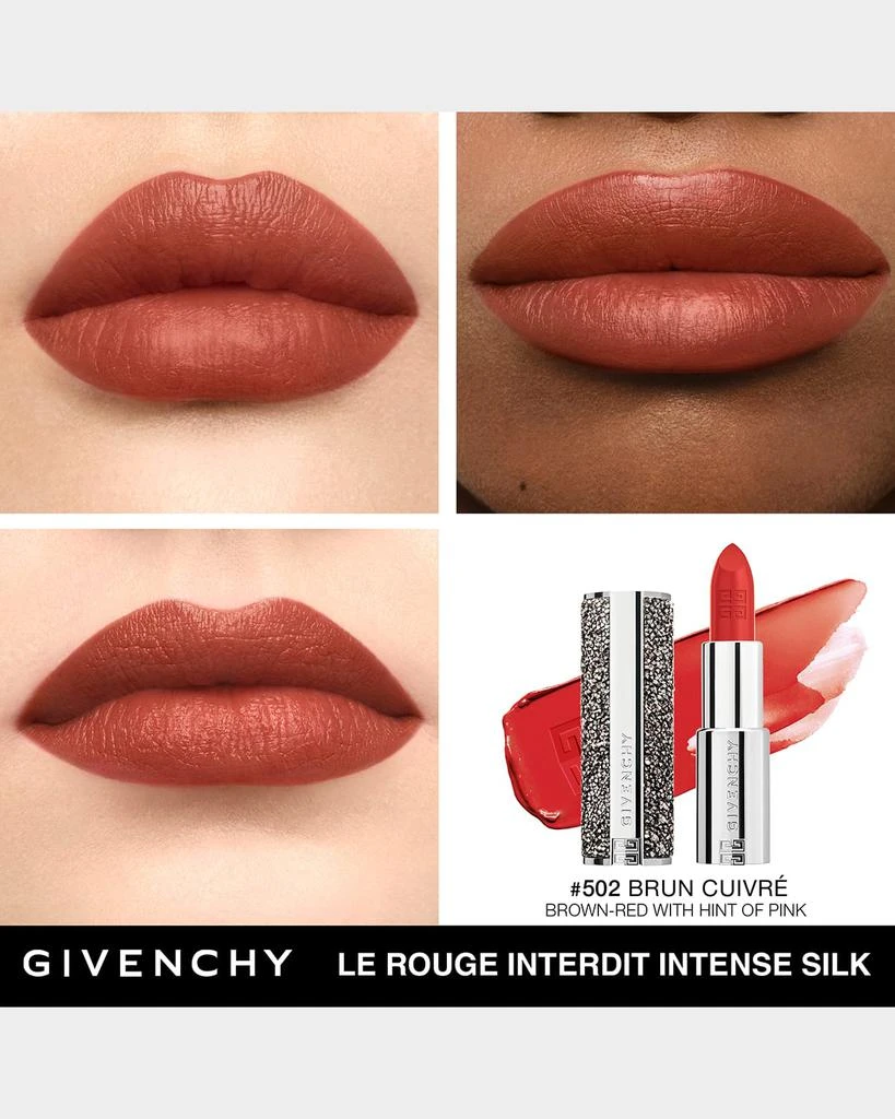 Givenchy Limited Edition Holiday Le Rouge Interdit Intense Silk Satin Matte Lipstick 2