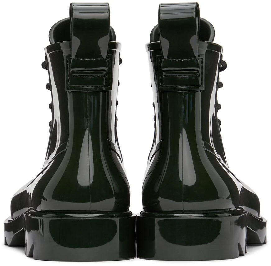 Bottega Veneta Green Stride Ankle Boots 4