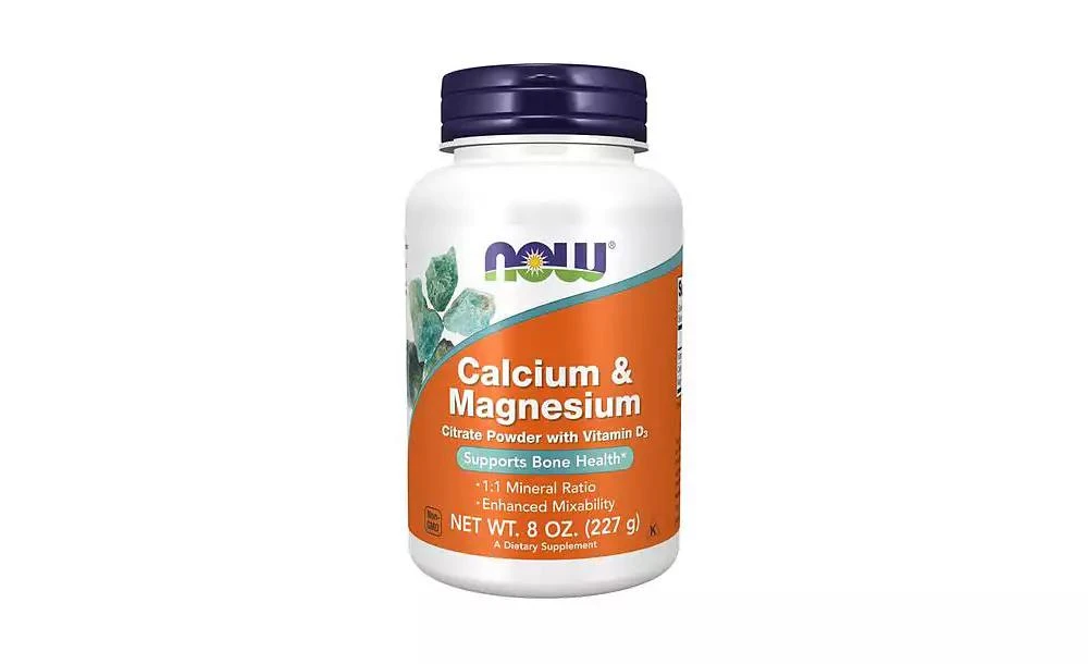 Now Foods Calcium And Magnesium Powder ,w/CITRATE POWDER ,8 Oz