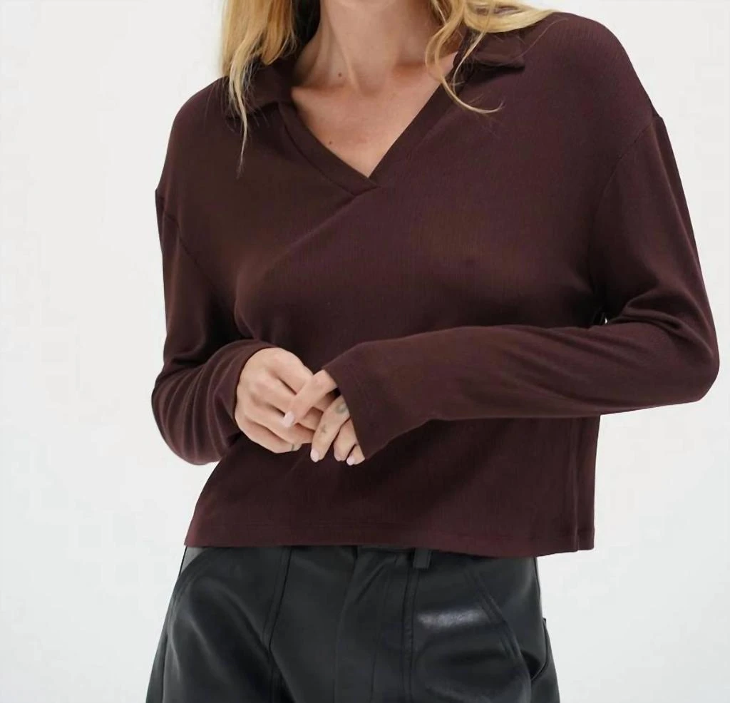 LNA Lna - Neve Ribbed Top 1