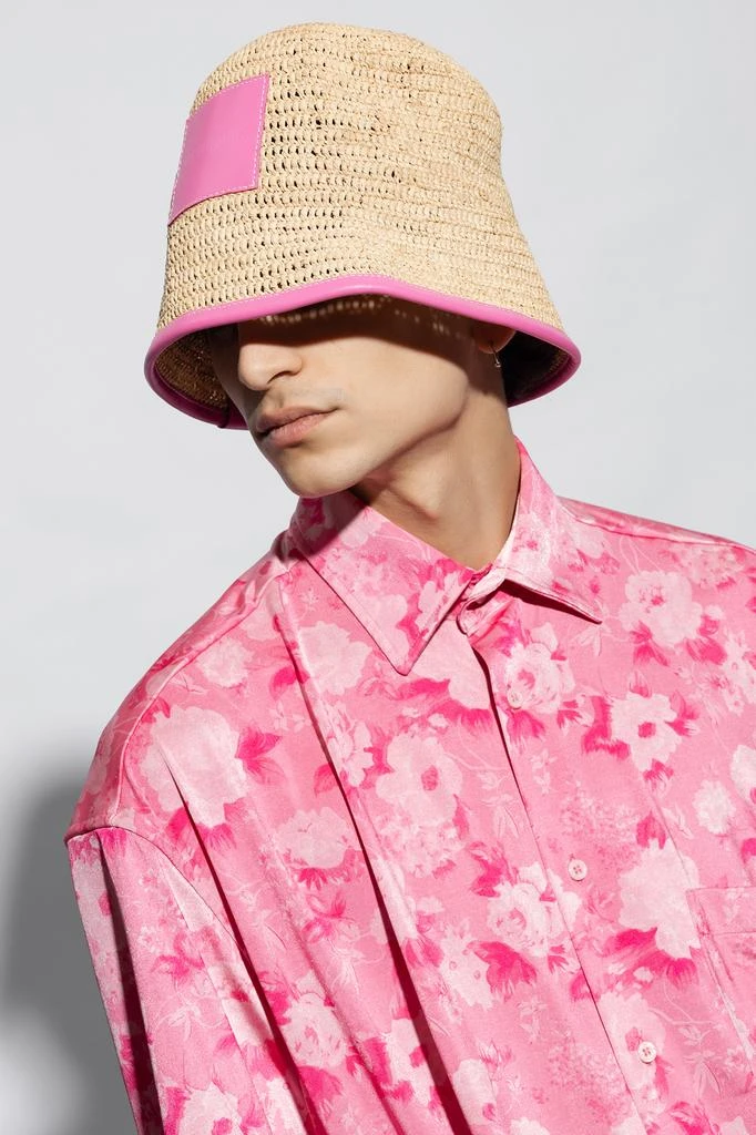 Jacquemus ‘Soli’ woven bucket hat 3