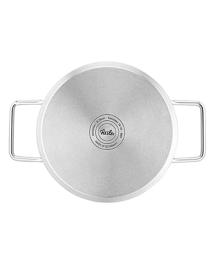 Fissler Pure Collection Stainless Steel 2.7 Quart Rondeau with Metal Lid 5