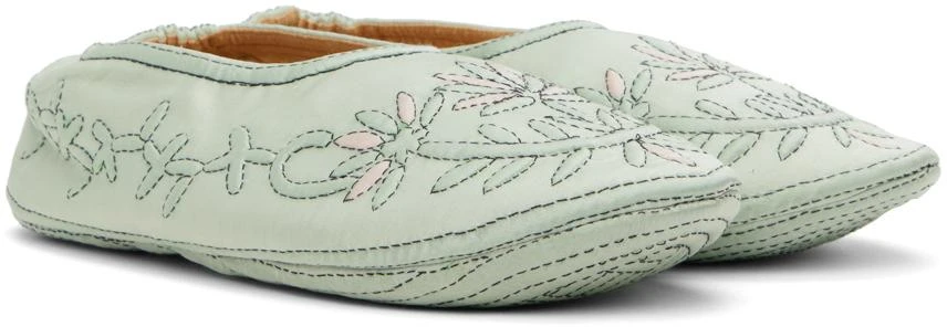 Bode Blue Floral Souvenir Slippers 4