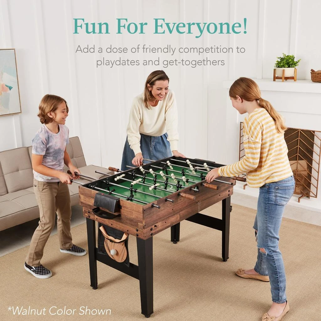 Best Choice Products 13-in-1 Combo Game Table Set w/ Ping Pong, Foosball, Basketball, Air Hockey, Archery 2