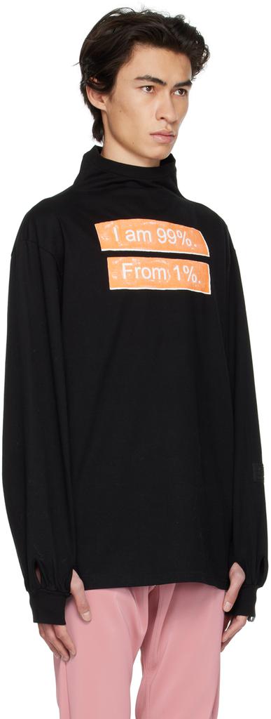 99%IS- Black Glow-In-The-Dark Long Sleeve T-Shirt