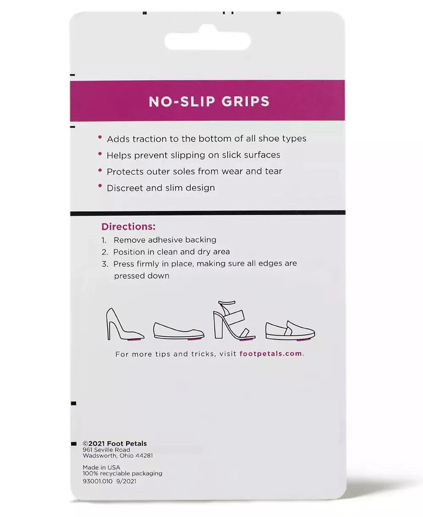 Foot Petals No-Slip Grips 2 Pack 2
