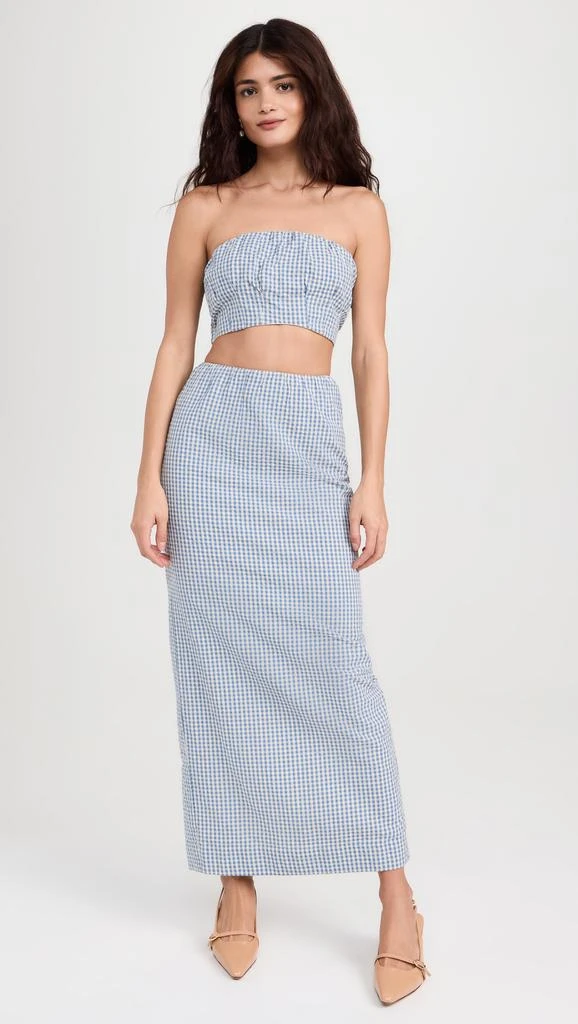 Posse Mira Strapless Crop Top 4