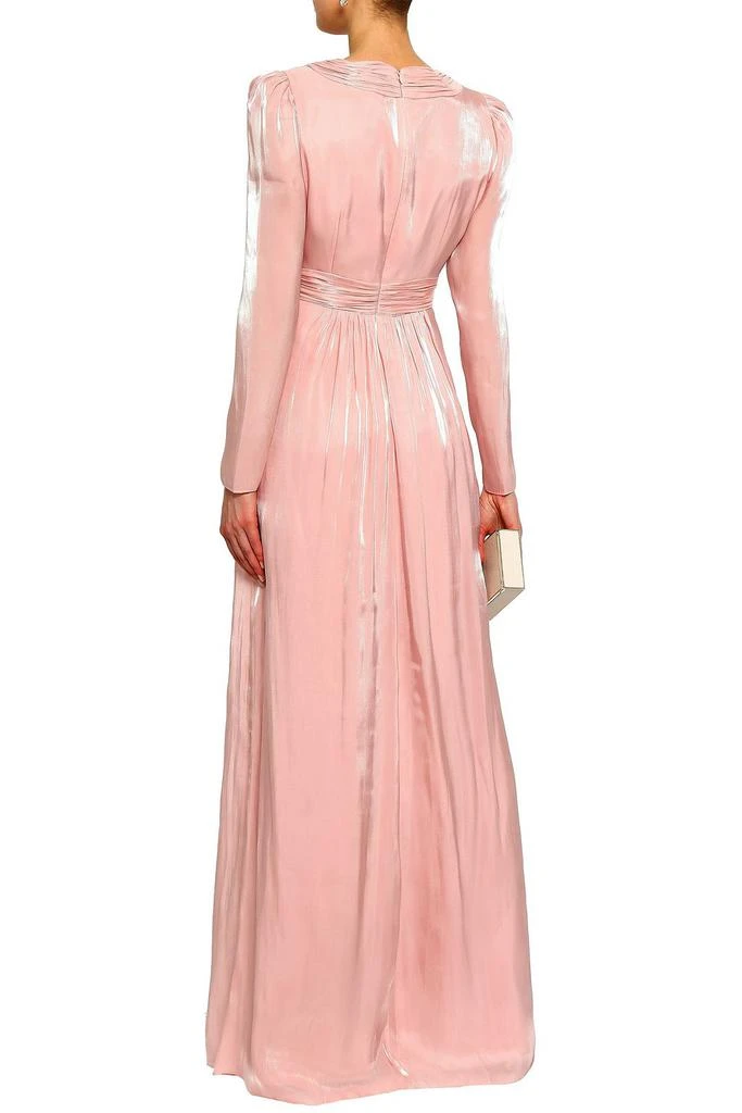 Rachel Zoe Gathered moire gown 3