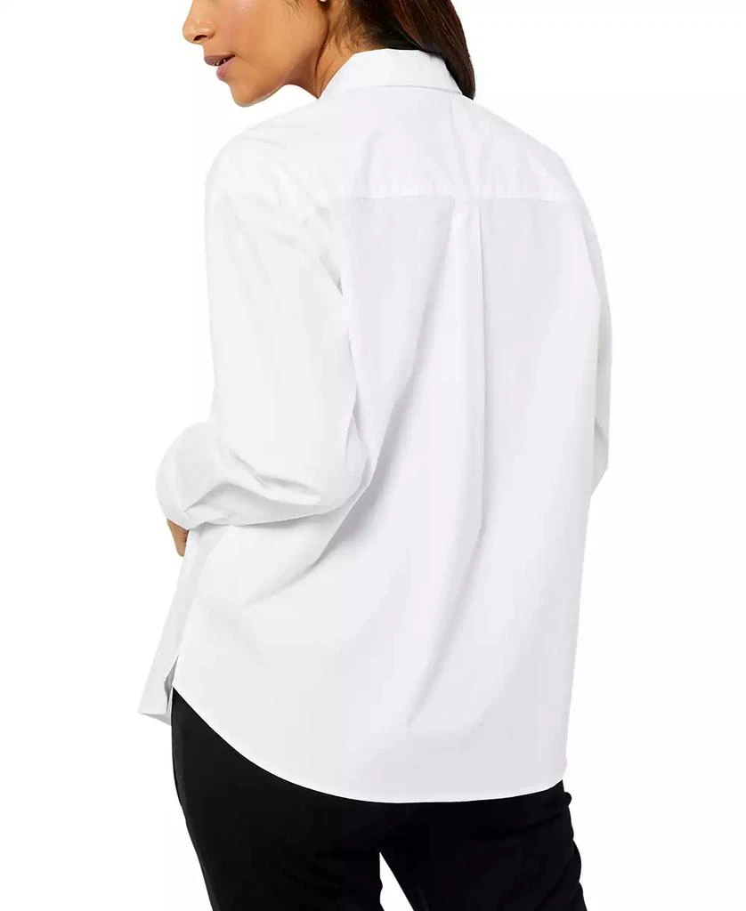 A Pea in the Pod Classic Button Down Maternity Boyfriend Shirt 2