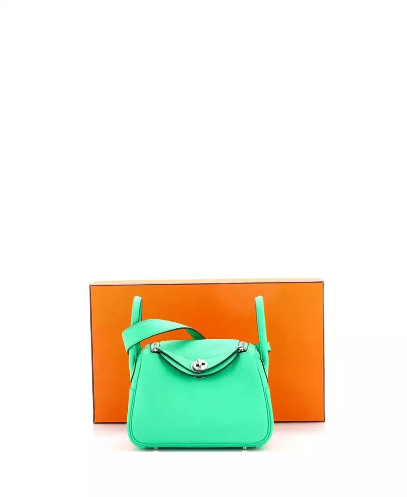 Pre-Owned HERMÉS Mini Lindy Bag Clemence 2