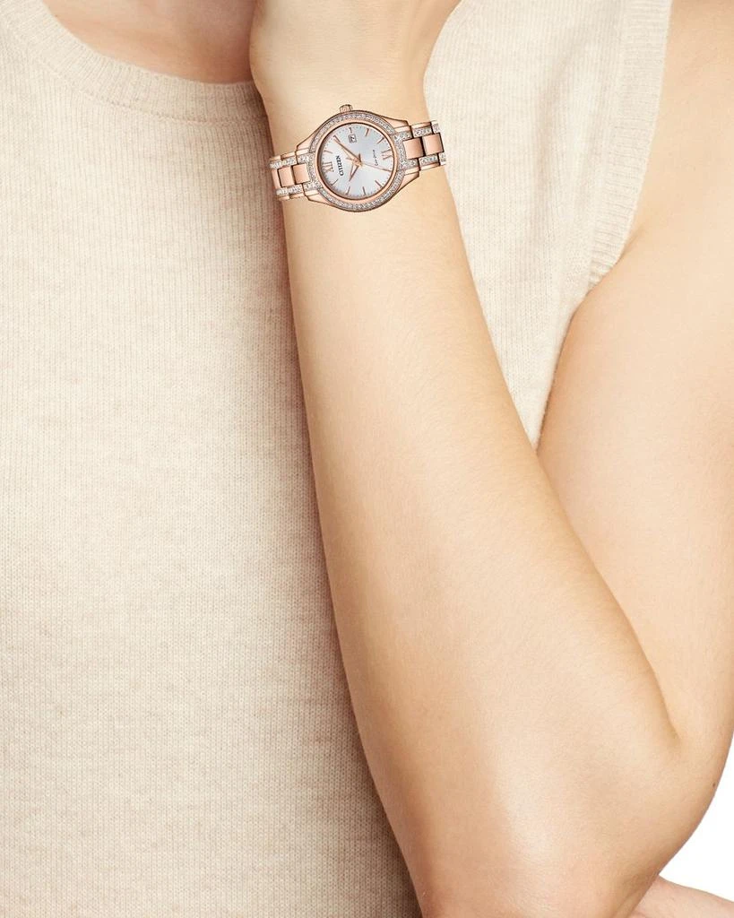 Citizen Women's Crystal-Accent Stainless Steel Bracelet Watch, 30mm 2
