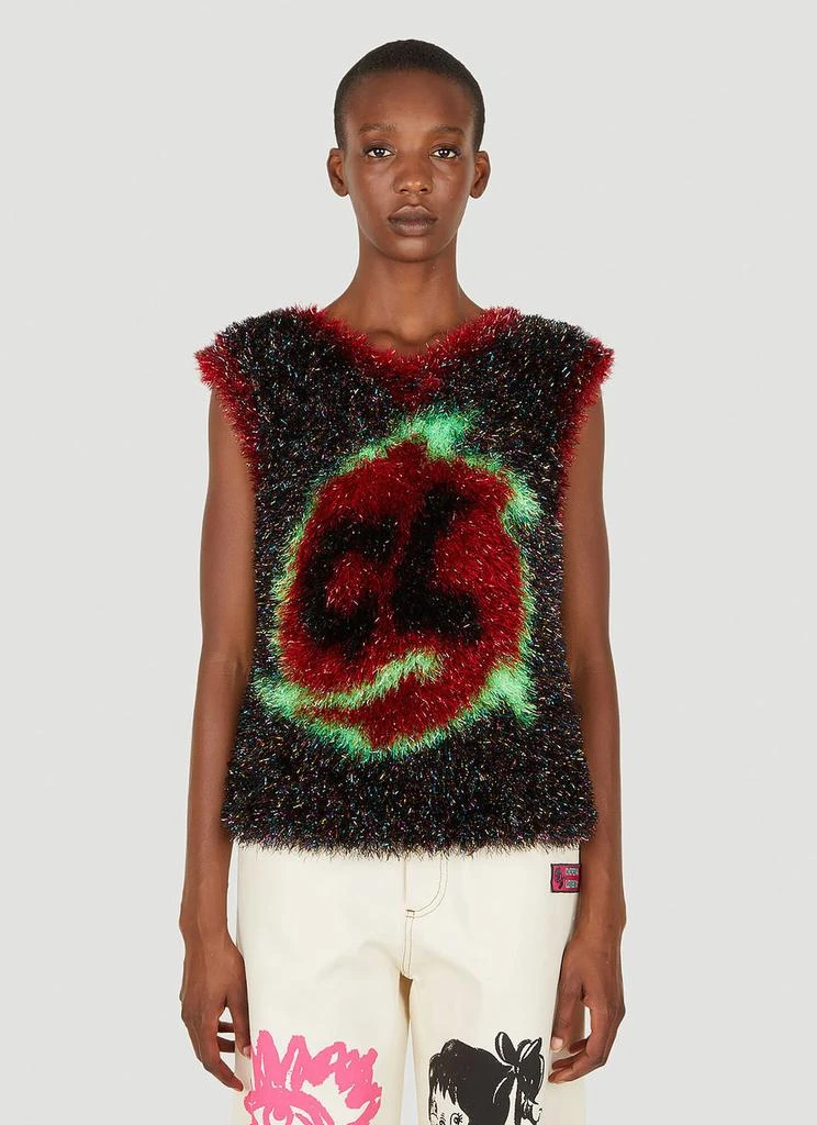 CHOPOVA LOWENA Chopova Lowena Shimmer Knit Vest 1