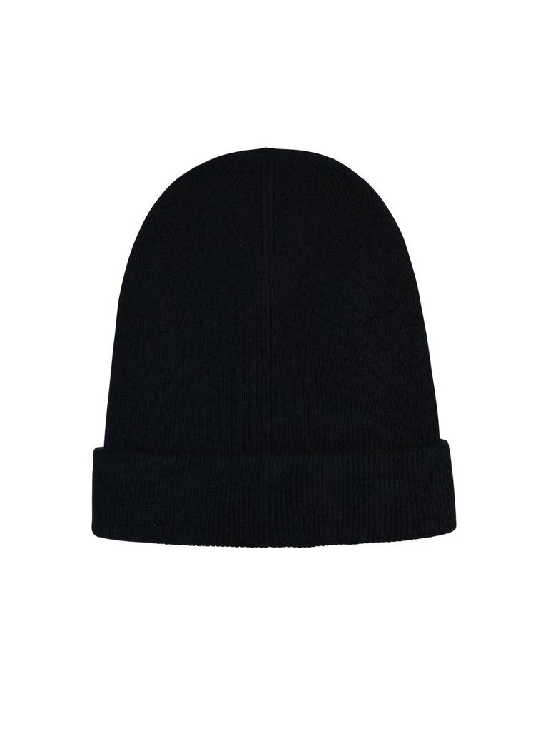 A.P.C. A.P.C. Logo Patch Ribbed Beanie 2