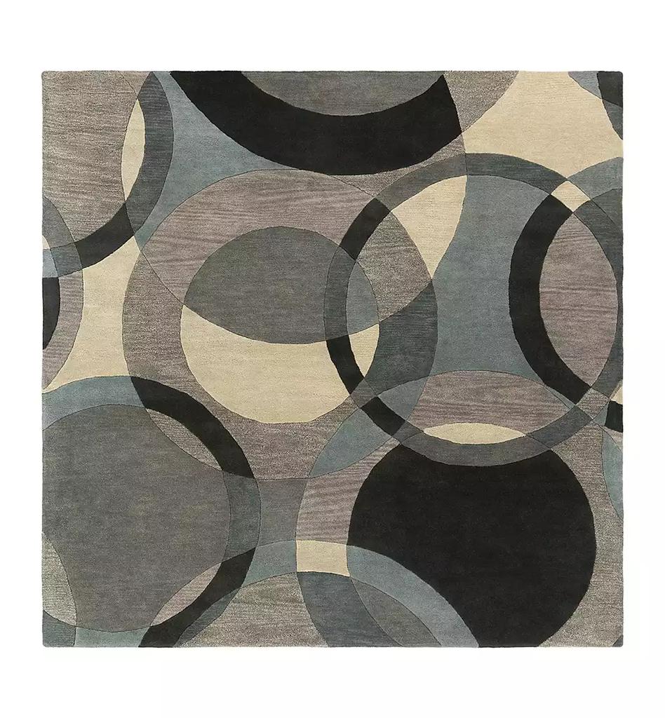 Surya Forum FM-7193 Khaki 8' Square Area Rug