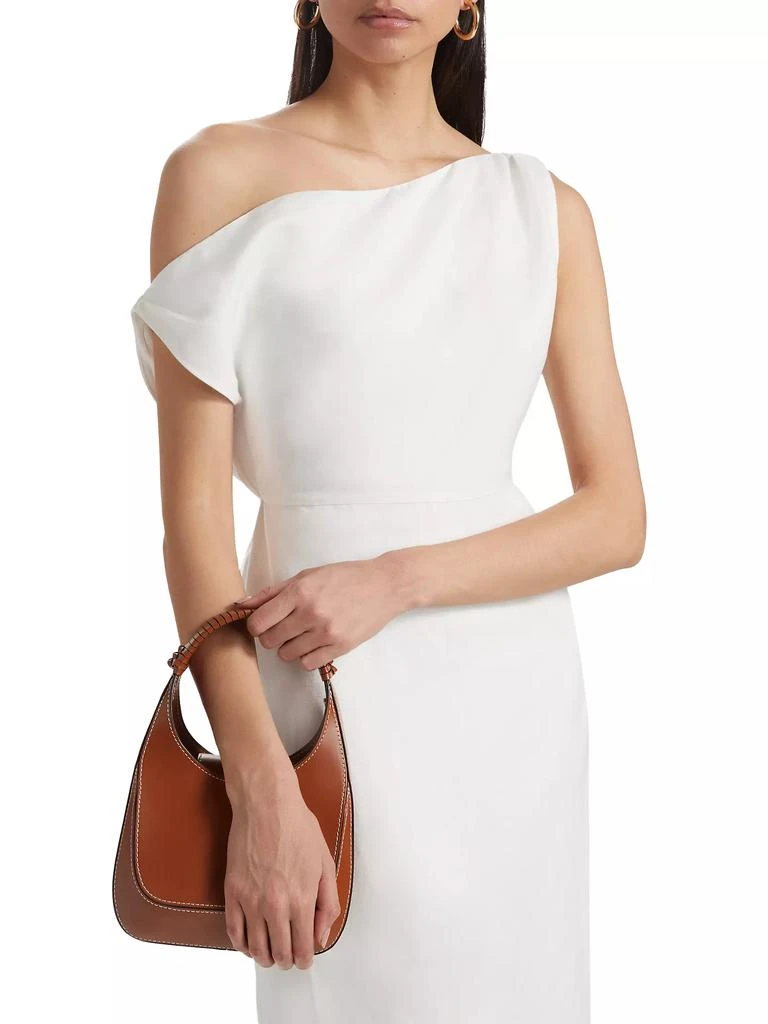 If Only Studio Off-the-Shoulder Linen-Blend Midi-Dress 6