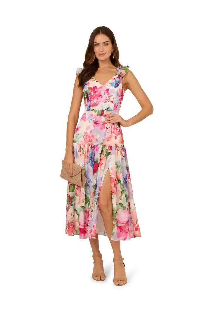 Adrianna Papell Sweetheart midi dress 4
