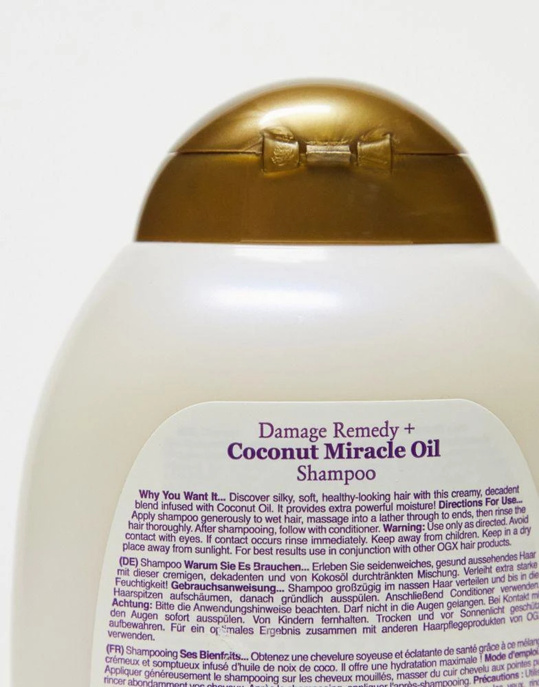 OGX OGX Damage Remedy+ Coconut Miracle Oil Shampoo 385ml 3