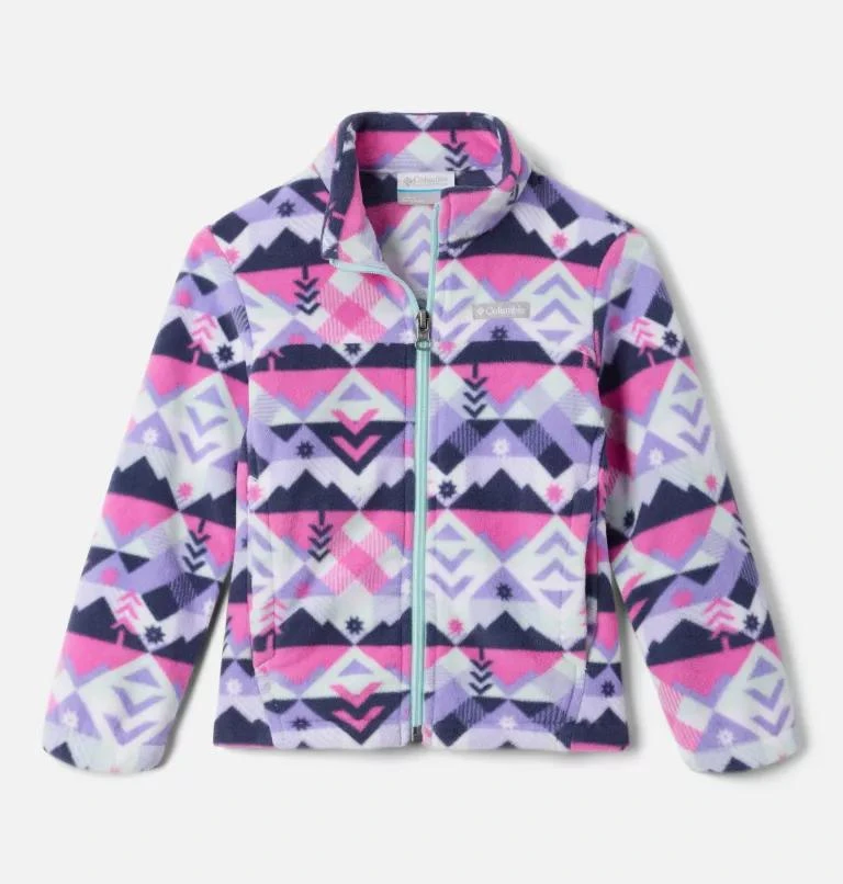 Columbia Columbia Girls' Toddler Castle Dale  Printed Full Zip Fleece Jacket- 1