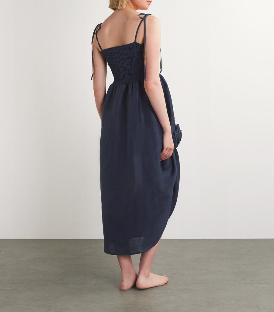 Sleeper Rose-Detail Atlanta Midi Dress