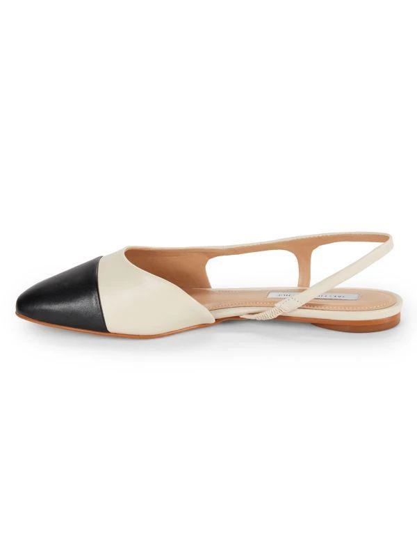 Saks Fifth Avenue Slingback Leather Flats 4