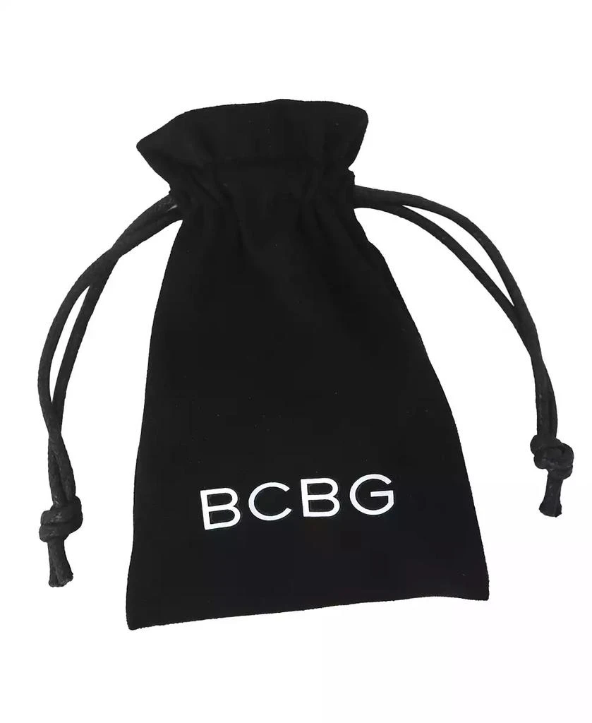 BCBG Hammered Gold-Tone Pearl Cuff Bracelet 8