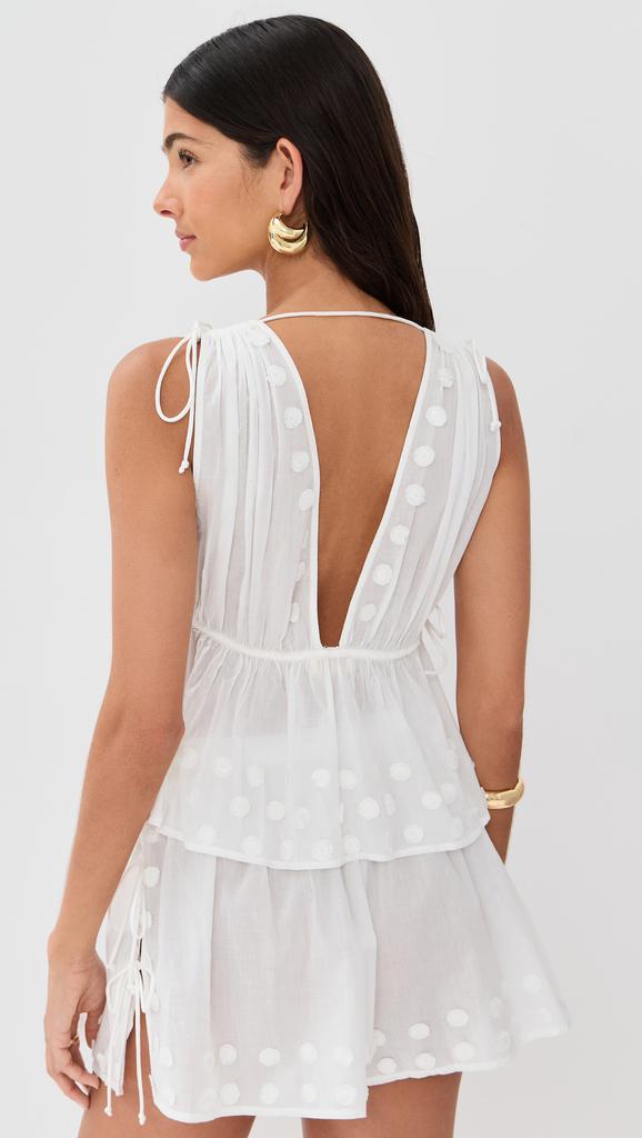 Ulla Johnson Anya Plunge V Neck Top Coverup