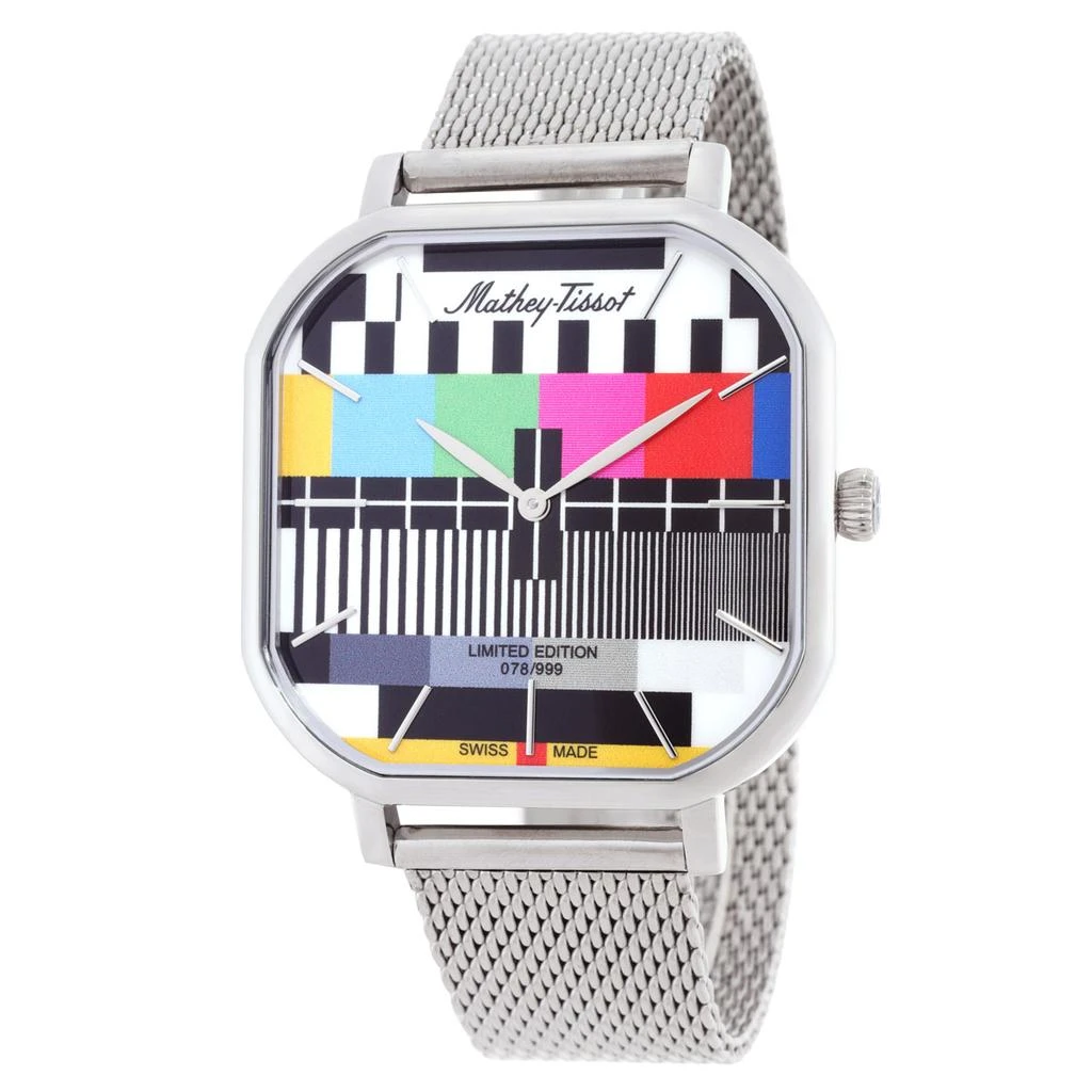 Mathey-Tissot Mathey-Tissot Monsoon Square Multi-Color Dial Men's Watch H7917TV