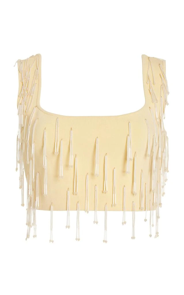 Galvan Galvan - Depois Bralette Top - Yellow - FR 42 - Moda Operandi 1