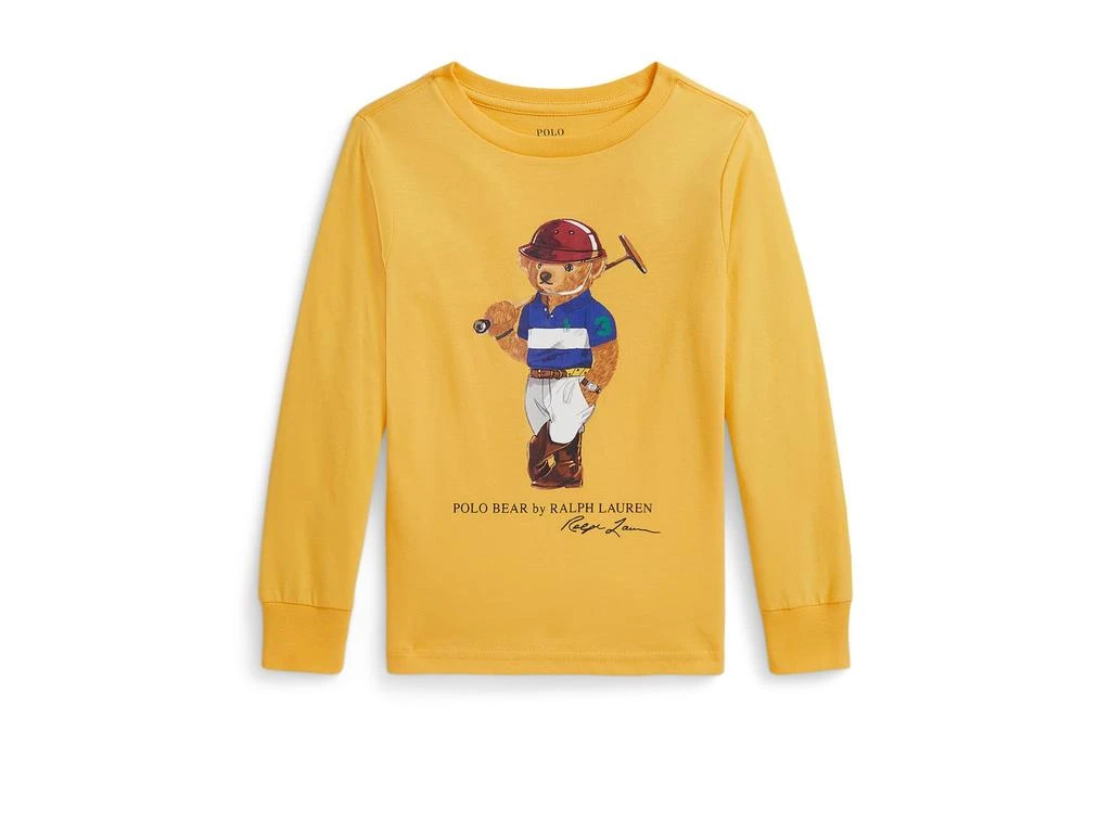 Ralph Lauren Polo Bear Cotton Long-Sleeve Tee (Toddler/Little Kid)